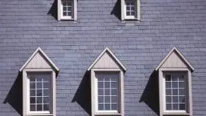Grey tiles on roof in Denver